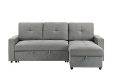 Giorgi Sectional w/ Pullout – Gray