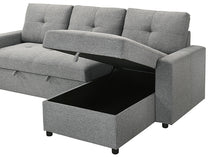 Giorgi Sectional w/ Pullout – Gray