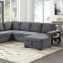 Stockwell Sleeper Sofa Sectional – Dark Gray