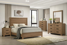 Panelli 5 Pc Queen Bedroom Set – Walnut
