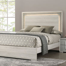 Lincolt 5 Pc Queen Bedroom Set – White Wash/Stone Gray