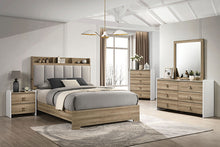 Posey 4 Pc Queen Bedroom Set – Dusty Oak/White