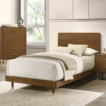 Romford 4 Pc Twin Bedroom Set – Walnut