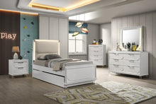 Lareina 5 Pc Twin Bedroom Set – Pearl White