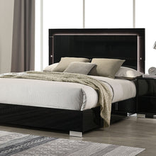 Sinistra 5 Pc Queen Bedroom Set – Piano Black