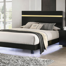 Lillestrom 5 Pc Queen Bedroom Set – Black/Gold