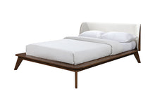Lenzburg 5 Pc Queen Bedroom Set – Walnut/Beige