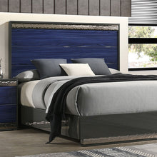 Hartlepool 5 Pc Queen Bedroom Set – Ash Gray/Indigo Blue