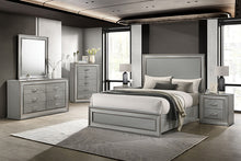 Cassiopeia 5 Pc Queen Bedroom Set – Metallic Gray