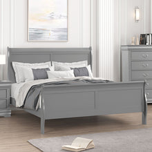 Louis Philippe 5 Pc Queen Bedroom Set – Gray