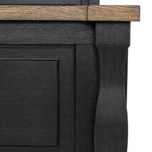 Neue Mills 5 Pc Queen Bedroom Set (N2) – Farmhouse Black/Rustic Oak