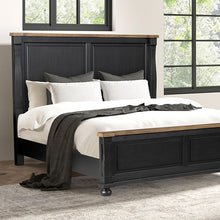 Neue Mills 5 Pc Queen Bedroom Set (N2) – Farmhouse Black/Rustic Oak