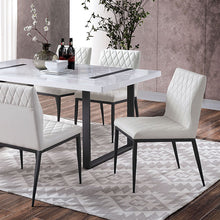 Alessia 7 Pc Dining Table Set – Black/White