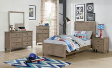 Vevey 4 Pc Twin Bedroom Set – Wire-Brushed Warm Gray