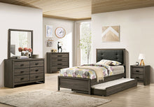 Roanne 4 Pc Twin Bedroom Set – Gray/Charcoal