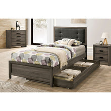 Roanne 4 Pc Twin Bedroom Set – Gray/Charcoal