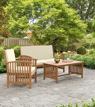 Kyushu 4 Pc Patio Set – Natural/Beige