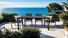 Tushari 8 Pc Outdoor Dining Set – Natural/Black