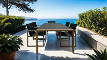 Tushari 8 Pc Outdoor Dining Set – Natural/Black