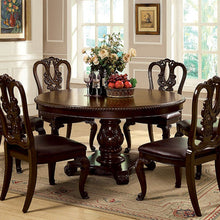 Bellagio 7 Pc Dining Table Set – Brown Cherry