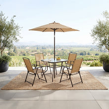 Fallone 6 Pc Outdoor Dining Set – Light Brown
