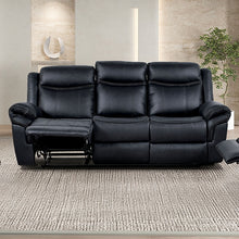 Agata Reclining Sofa & Loveseat Set – Black