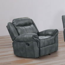 Agata Reclining Sofa & Loveseat Set – Dark Gray