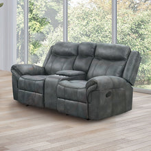 Agata Reclining Sofa & Loveseat Set – Dark Gray