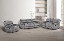 Themis Reclining Sofa & Loveseat Set – Gray