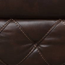 Themis Reclining Sofa & Loveseat Set – Brown