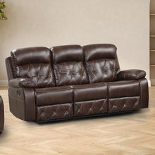 Themis Reclining Sofa & Loveseat Set – Brown