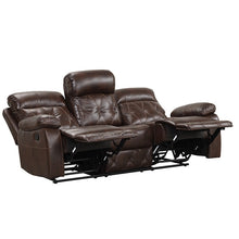 Themis Reclining Sofa & Loveseat Set – Brown