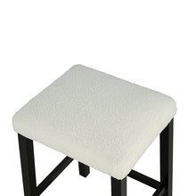 Chalcedony 3 Pc Dining Table Set – Black/White/Ivory
