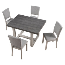 Sauro 5 Pc Dining Table Set – Gray