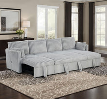 Denholme Sectional w/ Pull Out – Gray