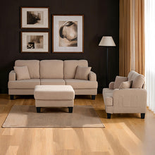 Cinderford Sofa & Loveseat Set – Beige