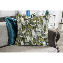 Mariella Sofa & Loveseat Set – Gray/Beige/Teal/Olive