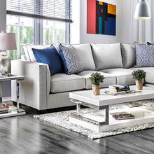 Ornella Sectional – Light Gray/Blue