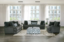 Loughlin Sofa & Loveseat Set – Gun Metal
