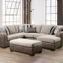 Ashenweald Sectional – Brown/Light Brown