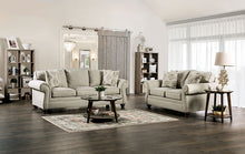 Amaya Sofa & Loveseat Set – Cream