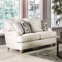 Mossley Sofa & Loveseat Set – Ivory