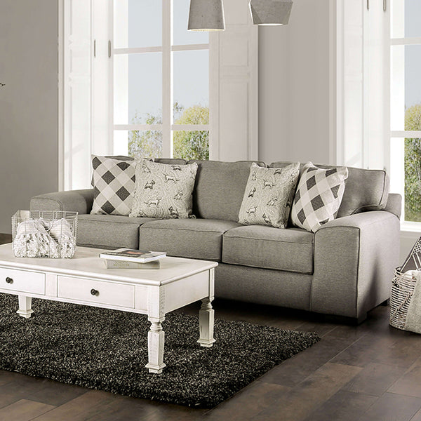 Newry Sofa & Loveseat Set – Gray