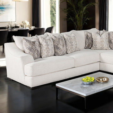Moorpark Sectional – Off-White