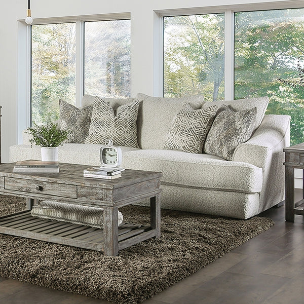 Moorpark Sofa & Loveseat Set – Off-White