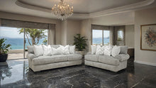 Nerone Sofa & Loveseat Set – Gray