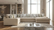 Portslade Sectional [Oversized] – Warm Beige