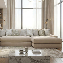 Portslade Sectional [Oversized] – Warm Beige