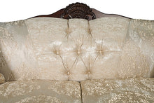 Sodaro Oversized Sofa + Loveseat – Dark Cherry/Ivory