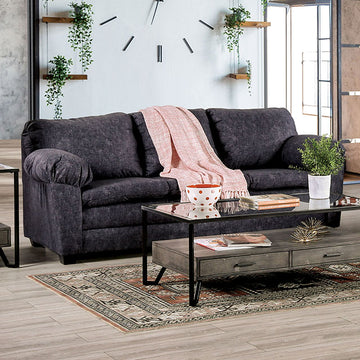 Keswick Sofa & Loveseat Set – Charcoal